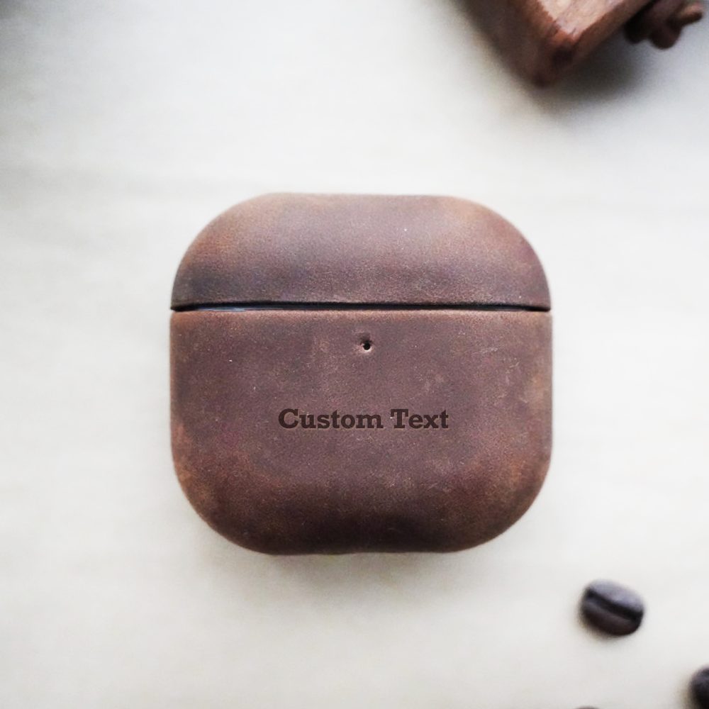 AirPods 4 Leather Case - Custom Genuine AirPods Leather Case