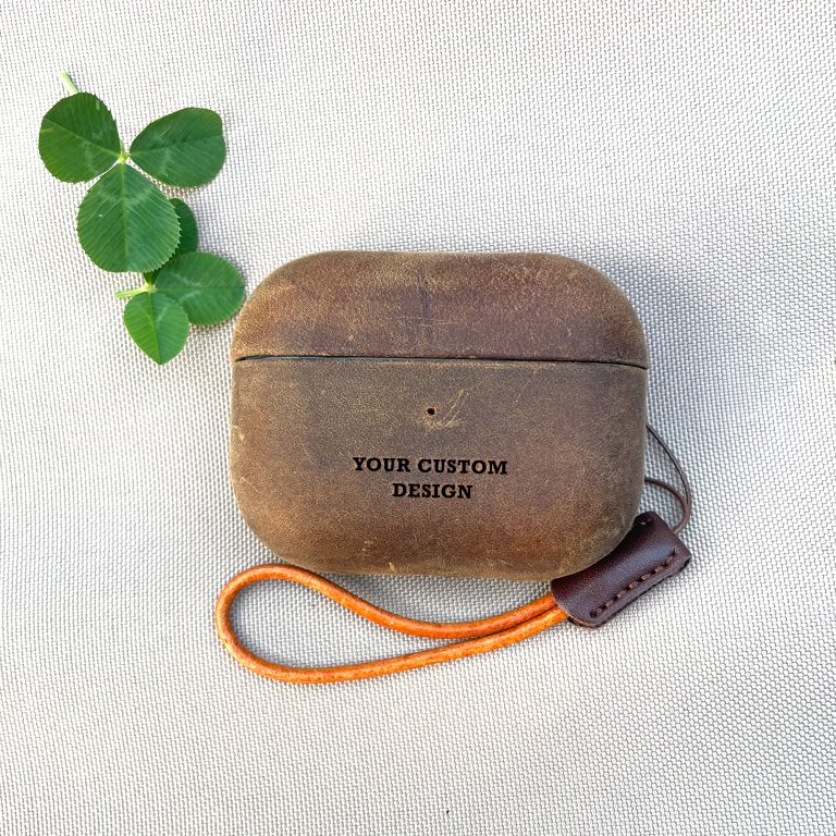 Personalised AirPods Pro / Pro 2 Leather Case