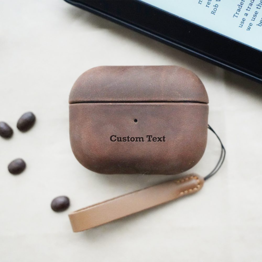 AirPods 4 and pro 2 Leather Case - Custom Genuine AirPods Leather Case