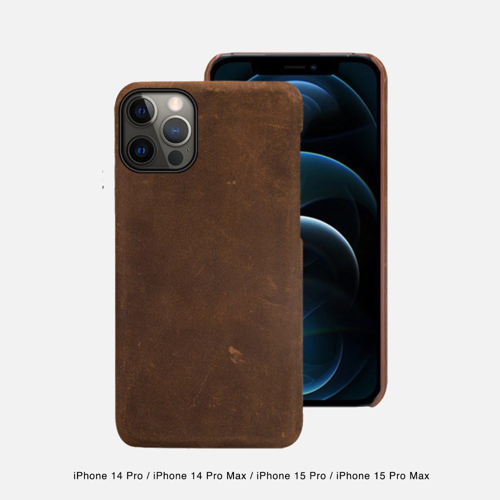 Crazy Horse Vintage Leather iPhone case