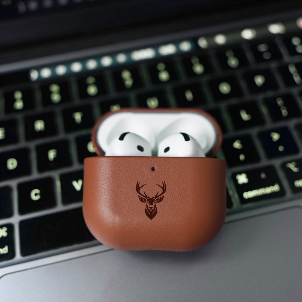 AirPods 4 Leather Case - Custom Genuine AirPods Leather Case